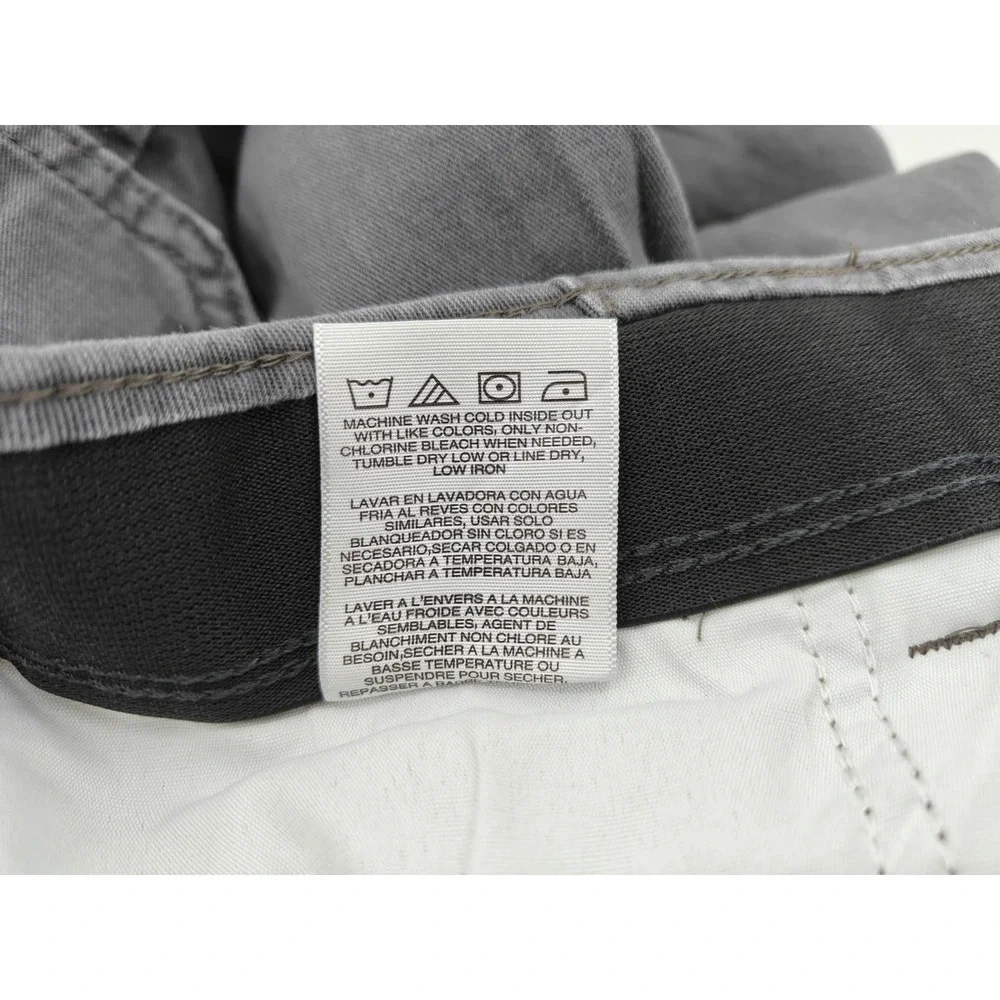 Wrangler ATG Mens Charcoal Gray Cargo Pants 34x32 Stretch All Terrain Gear